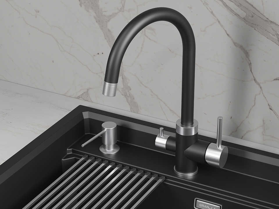 Фото Смеситель для кухни GRANULA 5169, ТУРМАЛИН