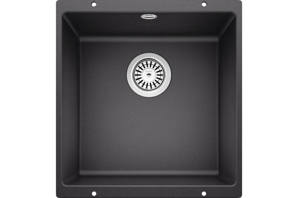 Фото Гранитная мойка Blanсo ROTAN 400-U SILGRANIT антрацит