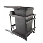 Превью картинка Vibo KOMBI 2.0 M40W Система сортировки и хранения, 1 емкость (47л), креп. фасада, полн.выдв., плавн.закр., направл. Nova Pro, крышка-полка (KOMBI2GME401ASCGMRF) #2