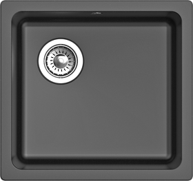 Картинка Rivelato BERKANA 45 подст.монтаж 1-чаш 485*455 antracite