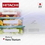 Превью картинка Холодильник с верхней морозилкой Hitachi HRTN7489DFBBKCS #7