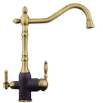 Превью картинка Смеситель для кухни Zigmund & Shtain ZS 1900B Чёрный базальт #1