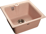 Превью картинка Мраморная мойка GranFest PRACTIK 420 Светло-розовый #1