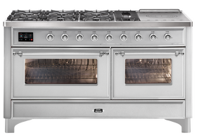 Картинка ILVE M15SDNE3/SSC нержавеющая сталь (фурн. хром)