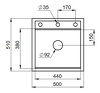 Превью картинка Кварцевая мойка GRANULA KS-5002, АЛЮМИНИУМ  кварц #4