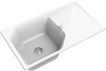 Превью картинка Кварцевая мойка Rivelato LOCUS 85 1-чаш 850*500 brina #2