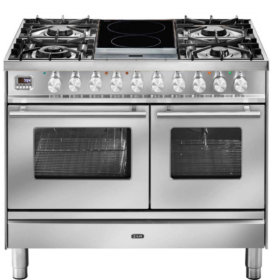 Фото Центр варочный ILVE PD10IDWE3/SS нержавеющая сталь (фурн. сатинированная сталь)