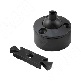 Картинка Eureka SLIM крепление к потолку с изменением угла, черный (SL3530BL)