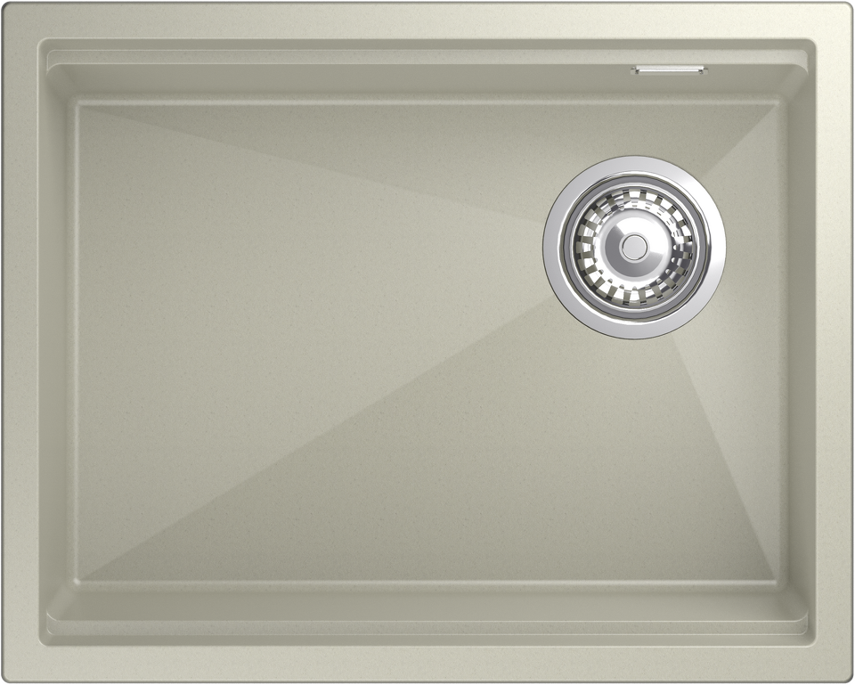 Фото Гранитная мойка Rivelato LINO 554-R 1-чаш 550*440 topazio