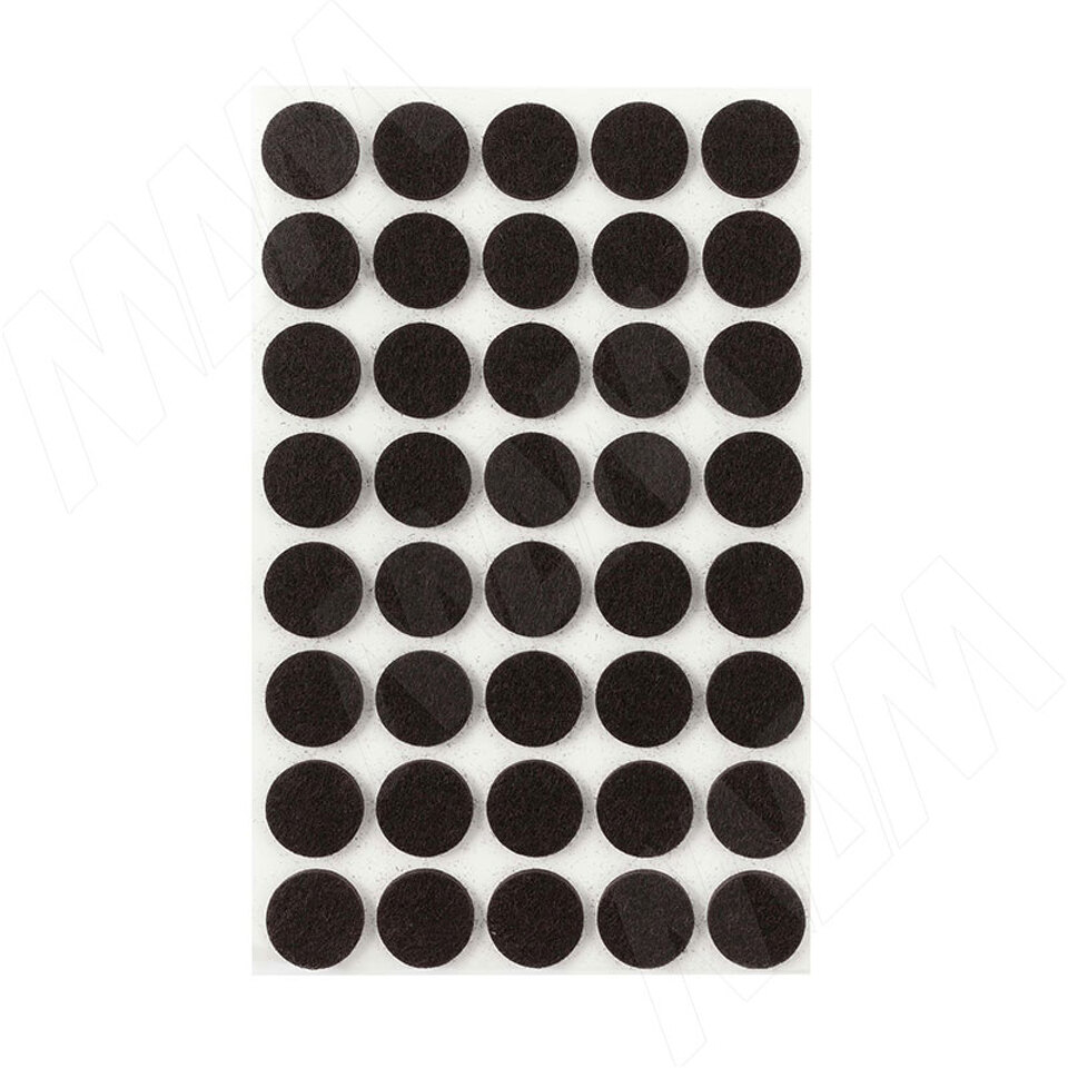 Фото PULSE Подпятник самоклеящийся круглый D20 мм, черный, 40 шт. (HR20-BL)