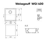 Превью картинка Кварцевая мойка Weissgauff WGI 40002 Beige #2