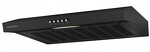 Превью картинка Козырьковая вытяжка KRONA ERMINA 600 black PB #1