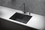 Превью картинка Металлическая мойка GRANULA 6045U, ГРАФИТ МАТОВЫЙ #1