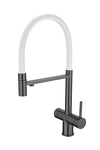 Превью картинка Смеситель для кухни EMAR ЕС - 7024WHT PVD Dark #1