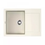 Превью картинка Гранитная мойка Omoikiri Sakaime 68-WH Tetogranit/белый #1