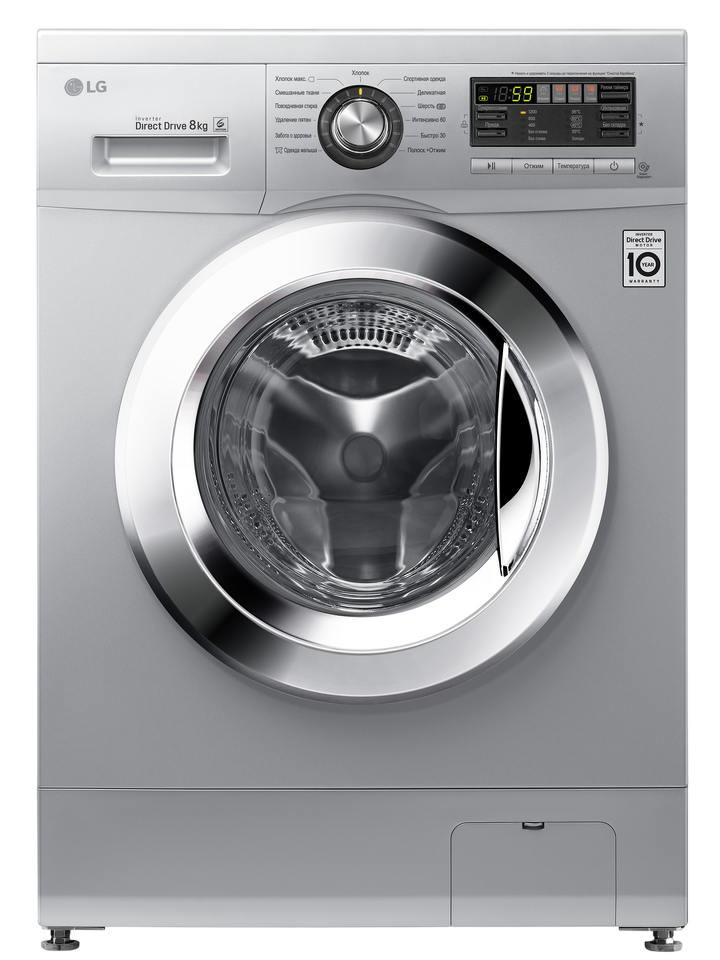 Фото Стиральная машина с фронтальной загрузкой LG F1296TD4