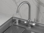 Превью картинка Смеситель для кухни GRANULA 5169, ГРАФИТ #1