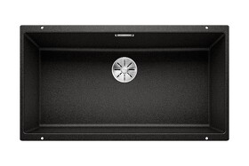 Картинка Blanсo SUBLINE 800-U SILGRANIT PuraDur черный с отв.арм. InFino