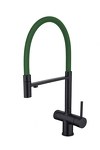 Превью картинка Смеситель для кухни EMAR ЕС - 7024GRN Black #1