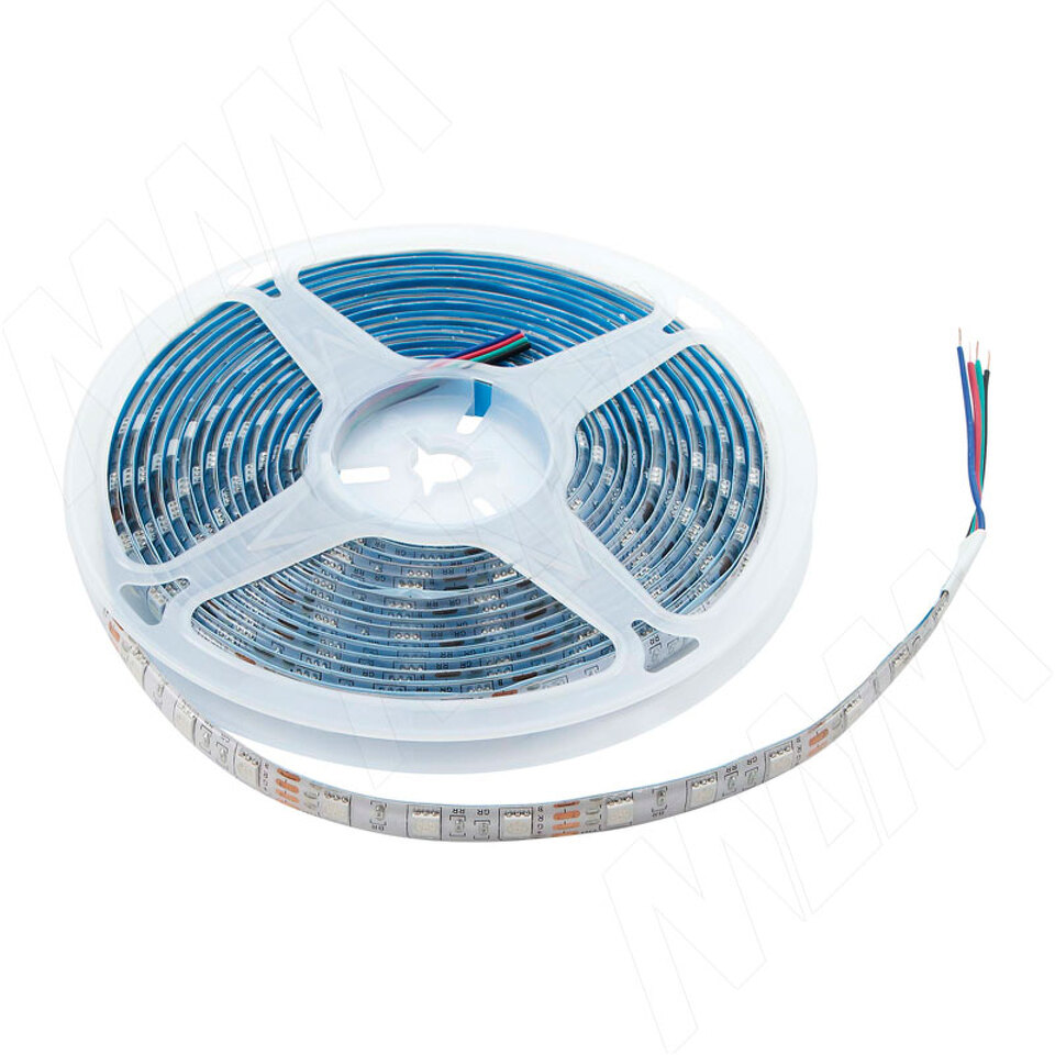 Фото PULSE Лента светодиодная 5050/60, 12V, 5 м, RGB, IP65, 14.4W/1м (LS12-5050RGB65-14.4)