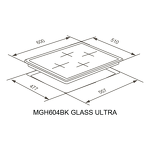 Превью картинка Газовая варочная панель Meferi MGH604WH GLASS ULTRA #2