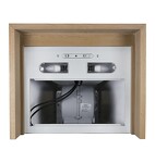 Превью картинка Вытяжка с багетом Lex MILANO 600 White #8