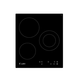 Картинка Lex EVH 431 BL панель стеклокерамическая электрическая