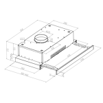 Превью картинка Встраиваемая вытяжка Meferi SLIDEBOX60BK LIGHT #18