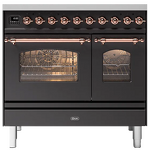 Превью картинка Центр варочный ILVE PD09PNE3/MGP матовый графит (фурн. медь) #1