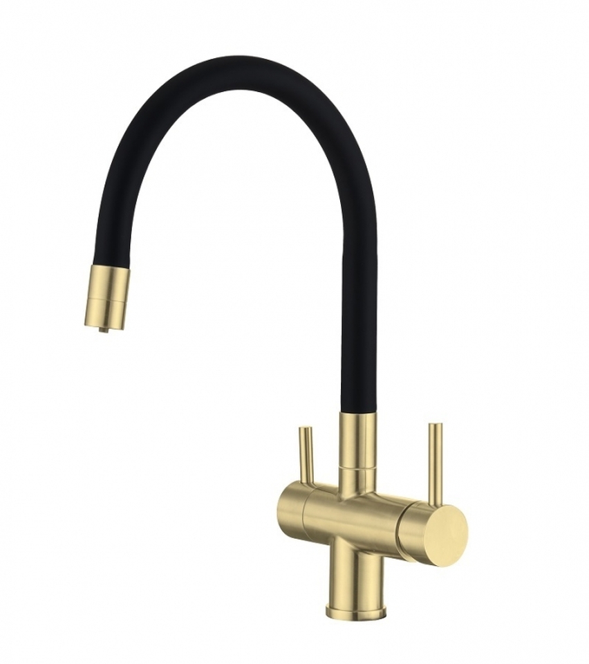 Фото Смеситель для кухни EMAR ЕС - 3015 PVD Matt Gold