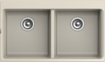 Превью картинка Гранитная мойка Rivelato AXEL 90-2D 2-чаши 870*520мм Темно-бежевый #1