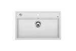 Превью картинка Гранитная мойка Blanсo DALAGO 8 SILGRANIT PuraDur белый с клапаном-автоматом #1