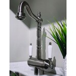 Превью картинка Смеситель для кухни Omoikiri Amagasaki-SI латунь/античное серебро #6