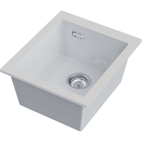 Картинка Omoikiri Omishima 41-U-WH Glossy Natceramic/белый глянцевый