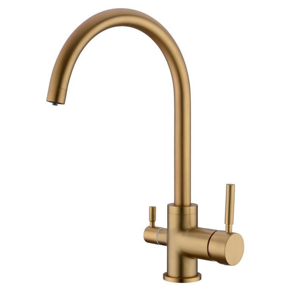 Фото Смеситель для кухни EMAR ECB - 3007 PVD Golden