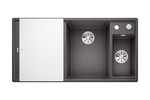 Превью картинка Гранитная мойка Blanсo AXIA III 6 S SILGRANIT PuraDur темная скала чаша справа, доска стекло c кл.-авт. InFino #9