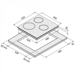 Превью картинка Индукционная варочная панель KRONA VENTO 45 IV B #12