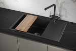 Превью картинка Кварцевая мойка GRANULA 7807, ЧЁРНЫЙ #1