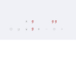 Превью картинка Индукционная варочная панель домино Lex EVI 320A WH панель стеклокерамическая индукционная #3