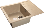 Превью картинка Мраморная мойка GranFest QUADRO 650L Песочный #1