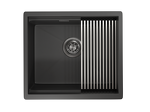 Превью картинка Металлическая мойка GRANULA 5045U, ЧЕРНЫЙ МАТОВЫЙ #3