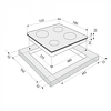 Превью картинка Индукционная варочная панель KRONA GRUND 60 BL/S #13