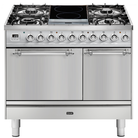 Картинка ILVE PD10IQNE3/SSC нержавеющая сталь (фурн. хром)