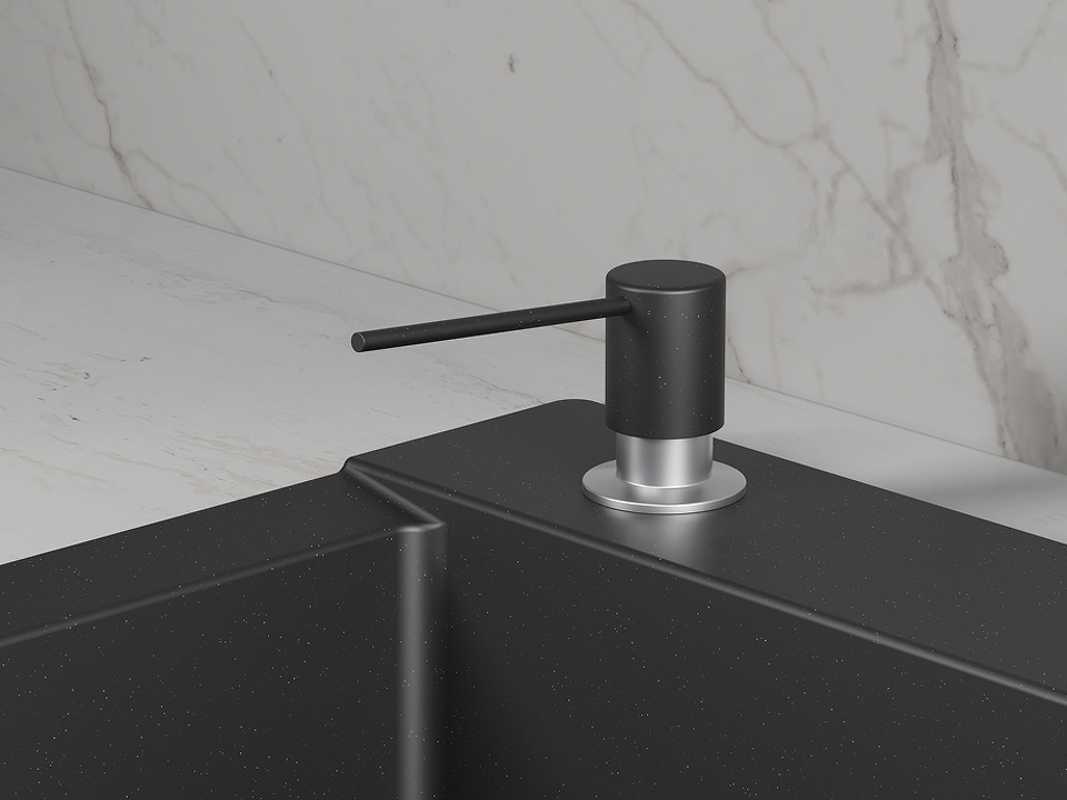 Фото Дозатор GRANULA 22PD, ШВАРЦ (чёрный металлик)