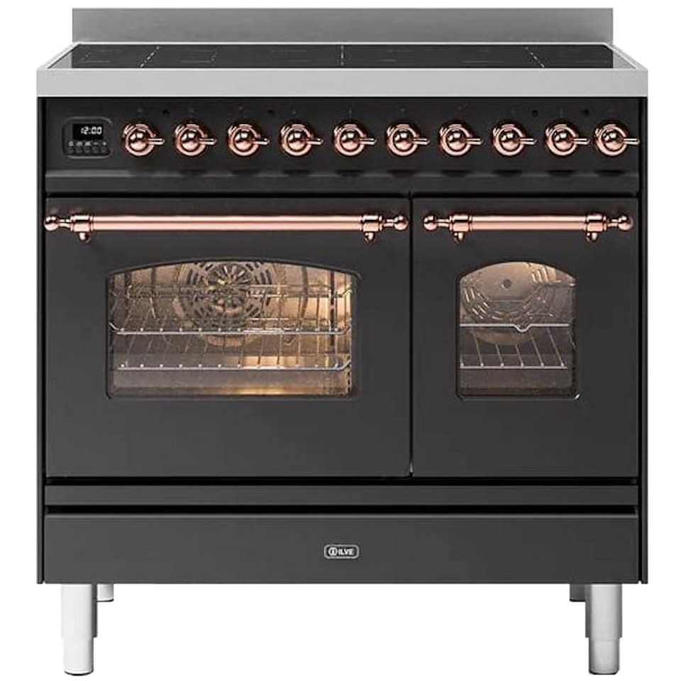 Фото Центр варочный ILVE PDI096NE3/MGP матовый графит (фурн. медь)
