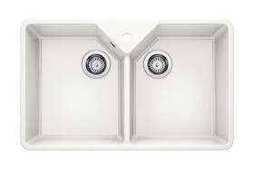 Картинка Blanсo VILLAE Double керамика глянцевый белый