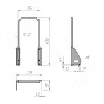 Превью картинка PULSE MOVEBOX F30 Система сортировки и хранения, платформа, 1 емкость (1x35), полн.выдв., плавн.закр., графит (WRB301-35DGPFS) #9