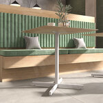 Превью картинка PULSE АМАДОРА Подстолье 700х700, H730+5 мм, белый (RAL 9003, муар) (AM730X700X700 WT) #3