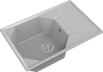 Превью картинка Мраморная мойка GranFest UNIQUE 740L Серый #2