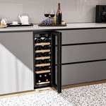 Превью картинка Шкаф винный встраиваемый Meyvel Винный холодильник (шкаф) компрессорный MEYVEL MV19NH-KBT1 #12